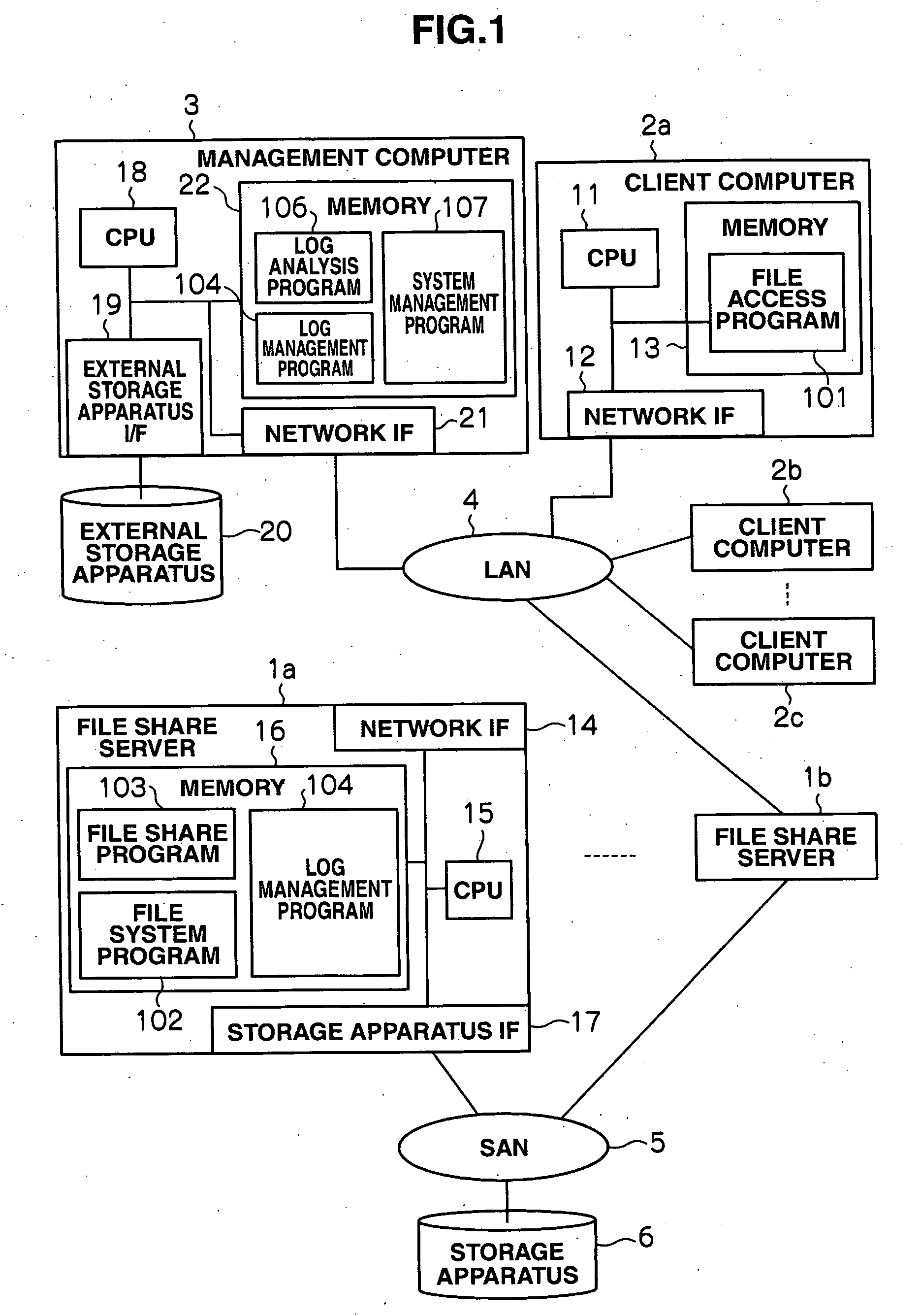 Computer system and method for managing log information