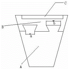 Compound brick with dovetail tenon type embedding structure and preparation method of compound brick