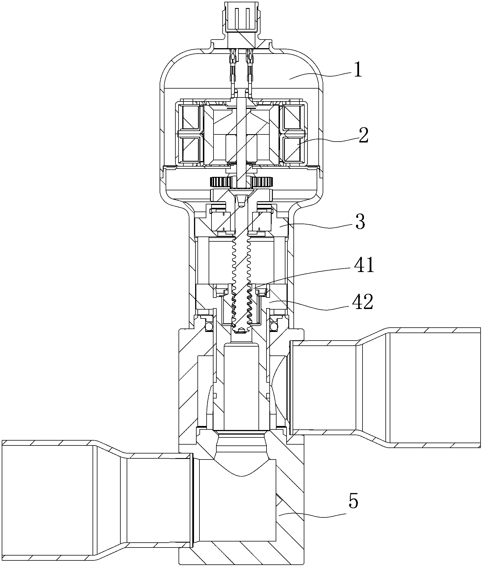 Flow adjusting valve