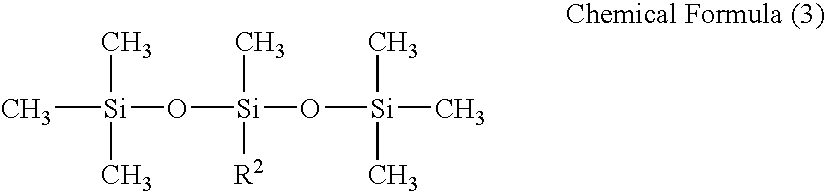 Method of manufacturing purified products of liquid medium-chain alkyl-modified polydimethysiloxane and cosmetics prepared therefrom