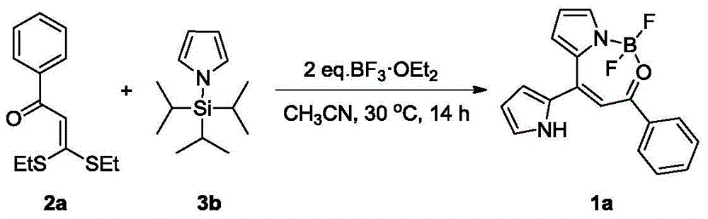 Synthesis method of dipyrromethene N, O-boron difluoride derivative