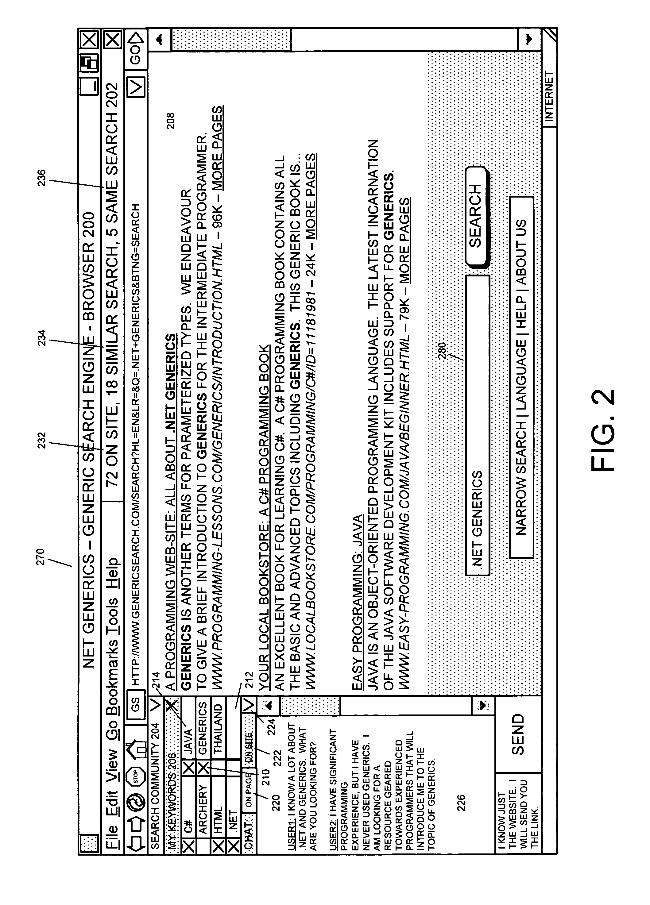 Method and apparatus for performing collaborative searches