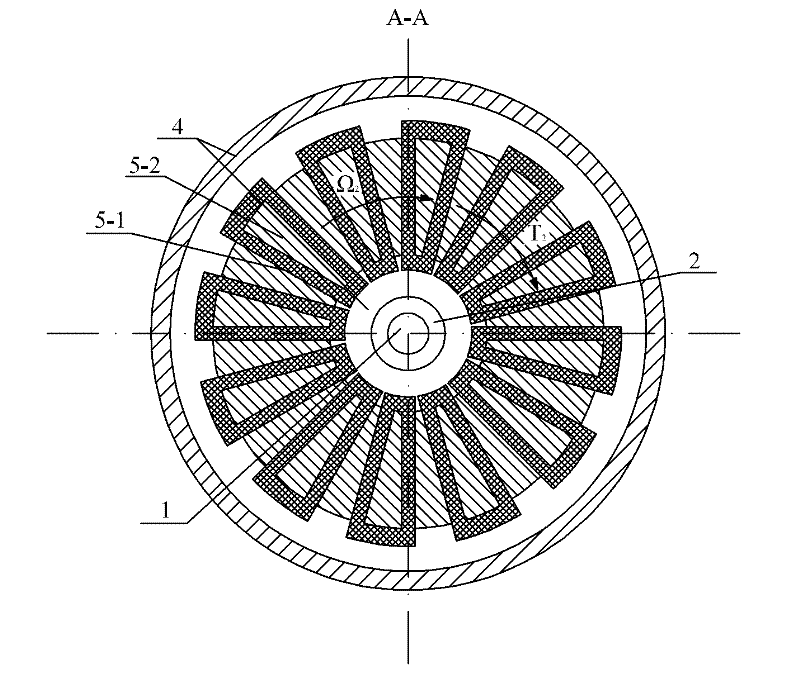 Axial-axial magnetic field modulation type brushless composite structure motor