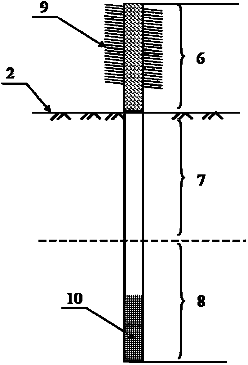 Permafrost region buried pipeline thaw collapse control method and device with combination of hot sticks and coarse-grained soil