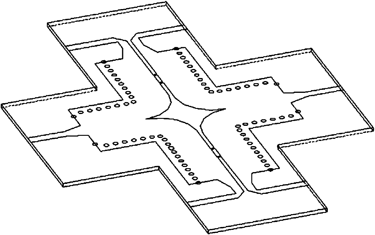 Compact six-port circuit based on half-mode substrate integrated waveguide