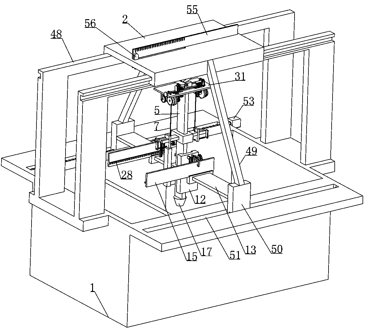 A ground bearing capacity test device for civil engineering