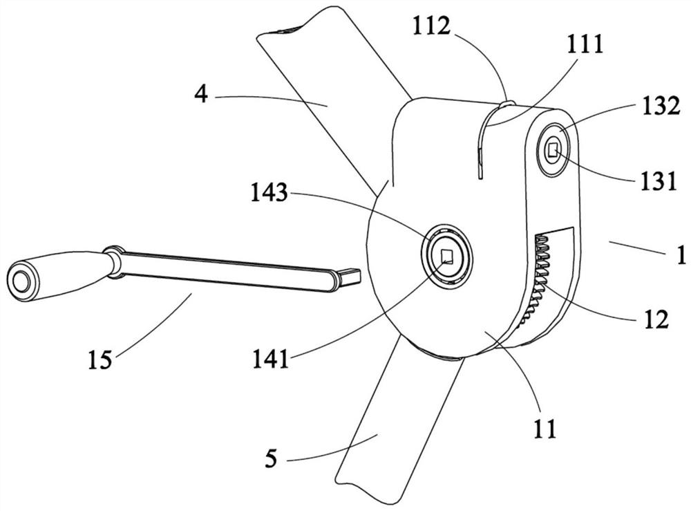 A device for pulling branches of trees