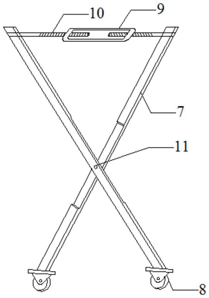 Bridge cast-in-place concrete anti-collision guardrail construction device and method