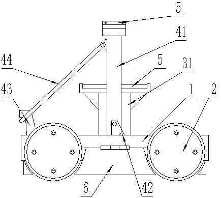 Bearing trolley, assembling and conveying equipment, underground mine car assembly line and operation method of underground mine car assembly line