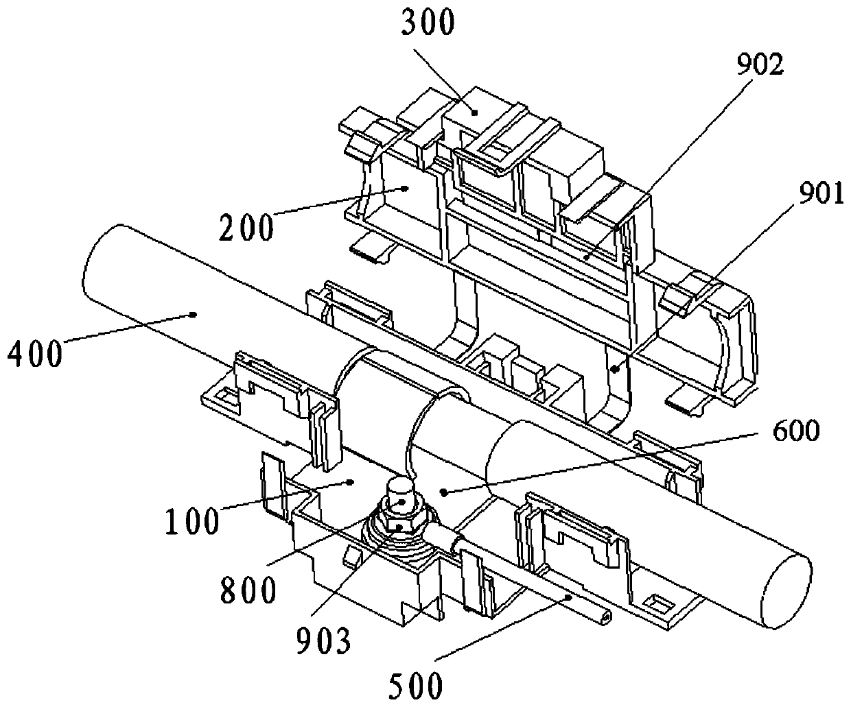 Harness distribution device