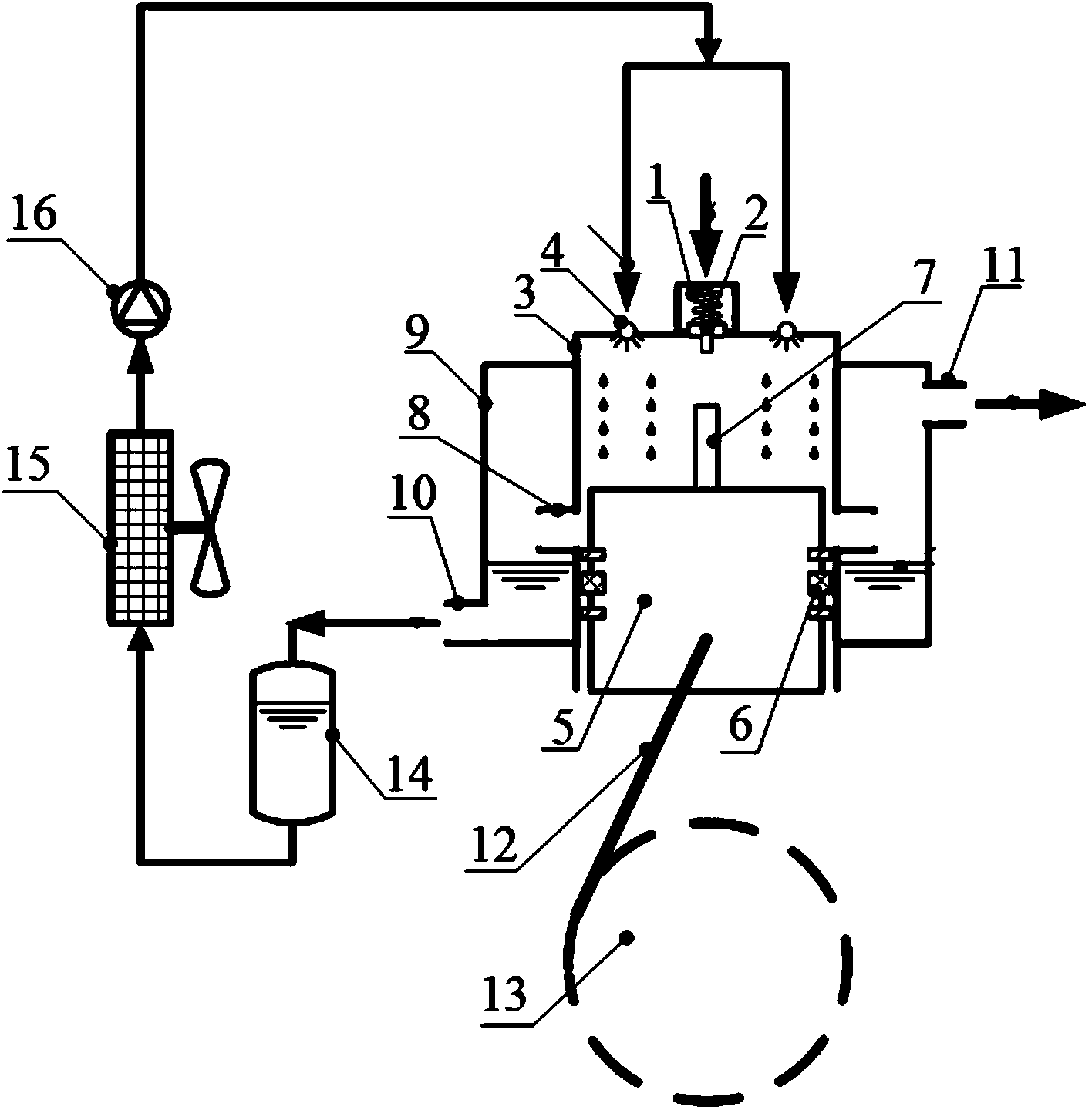 Single valve expander system capable of realizing isothermal expansion and method