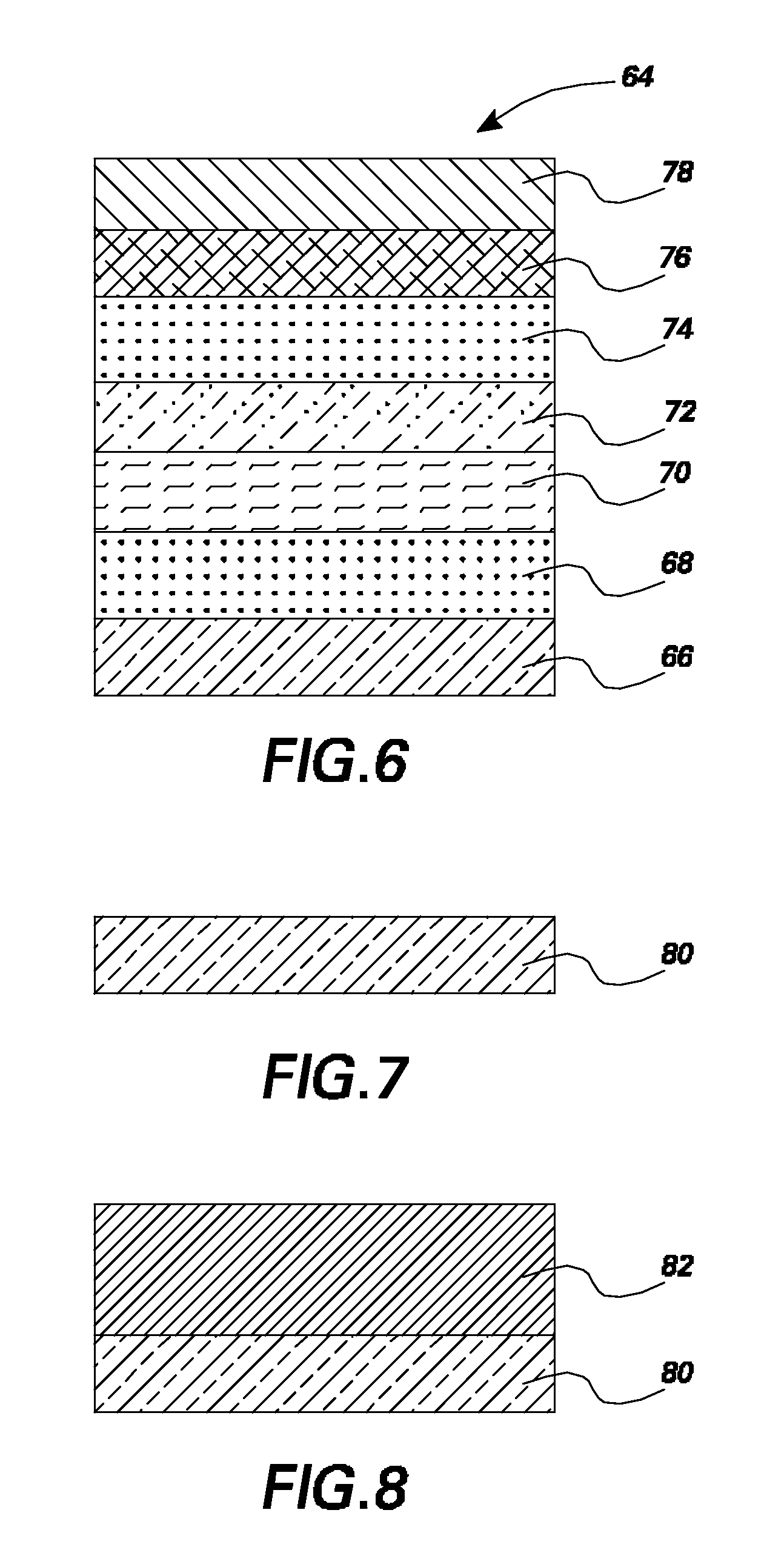 Organic light emitting devices having latent activated layers