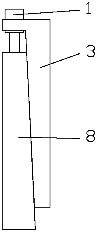 Vertical structure of lead screw front-loading machine tool