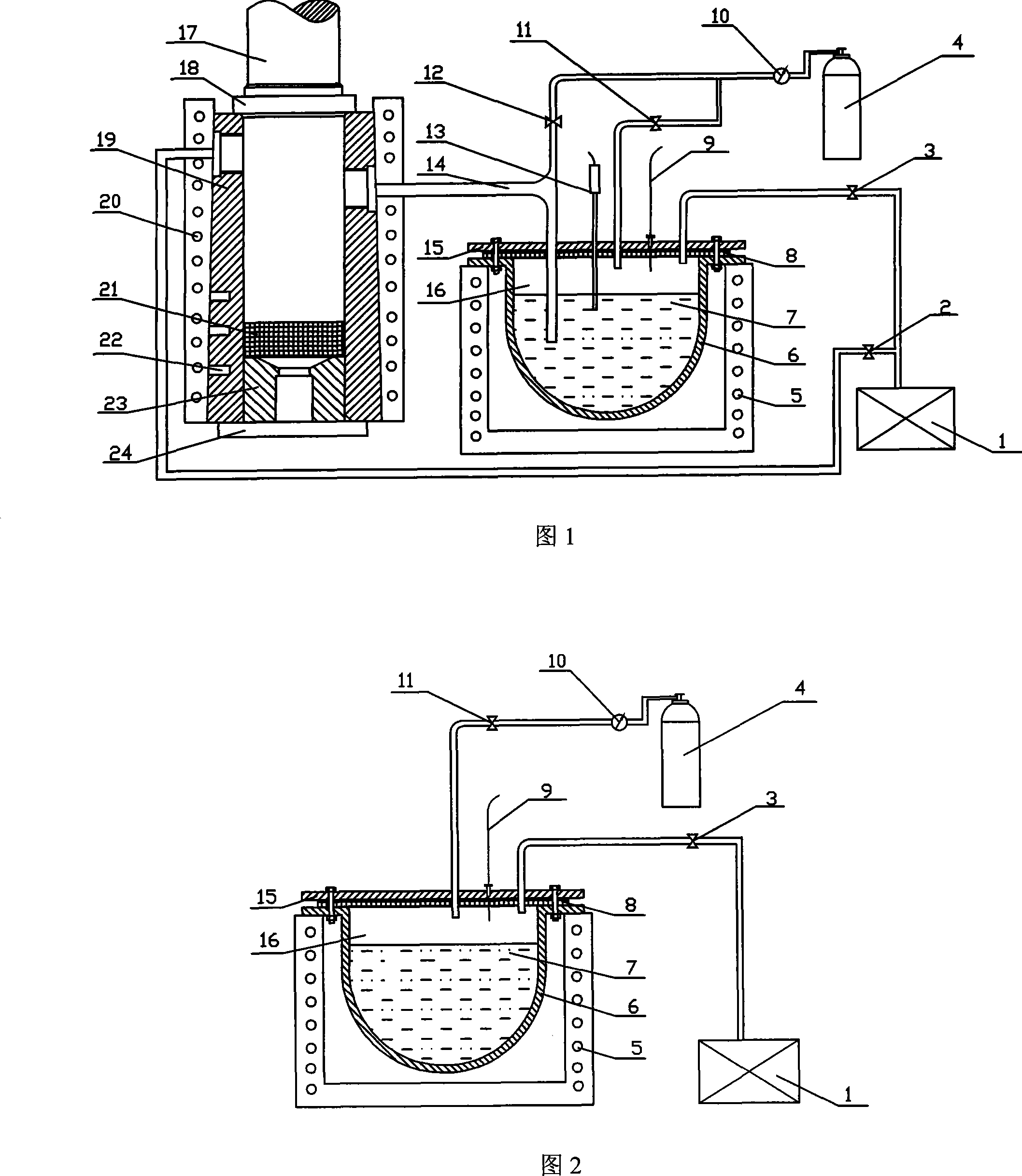 Device and method for producing integrated magnesium base composite material