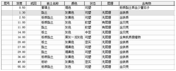 Sequence division method of foundation soil based on the informationization of the whole process of geotechnical engineering investigation