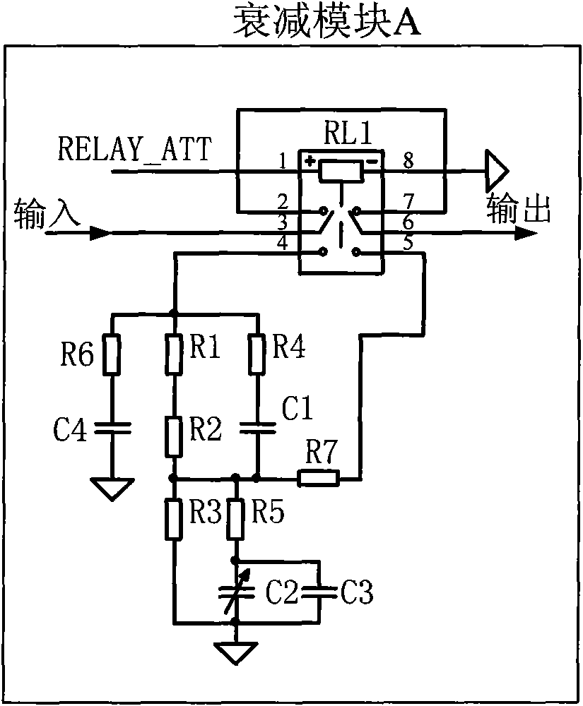 High-resistance broadband attenuation circuit and oscilloscope using same