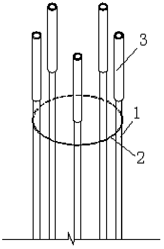 Construction method for wholly removing drilling pile head