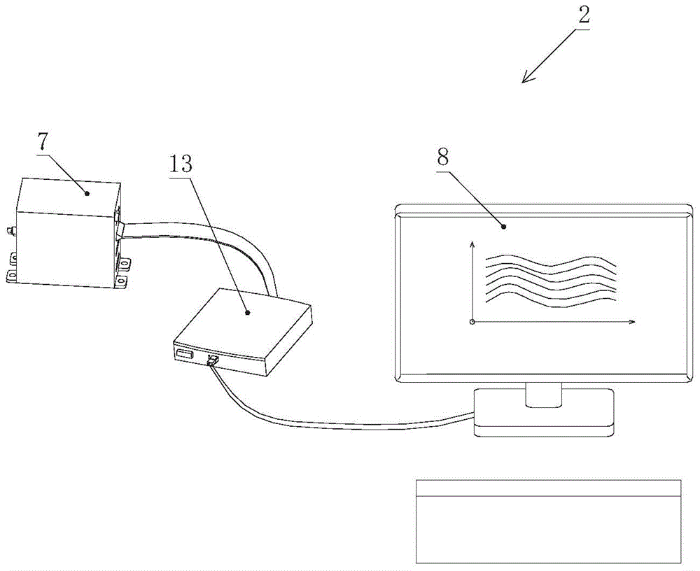 Tooth received-force testing device and method