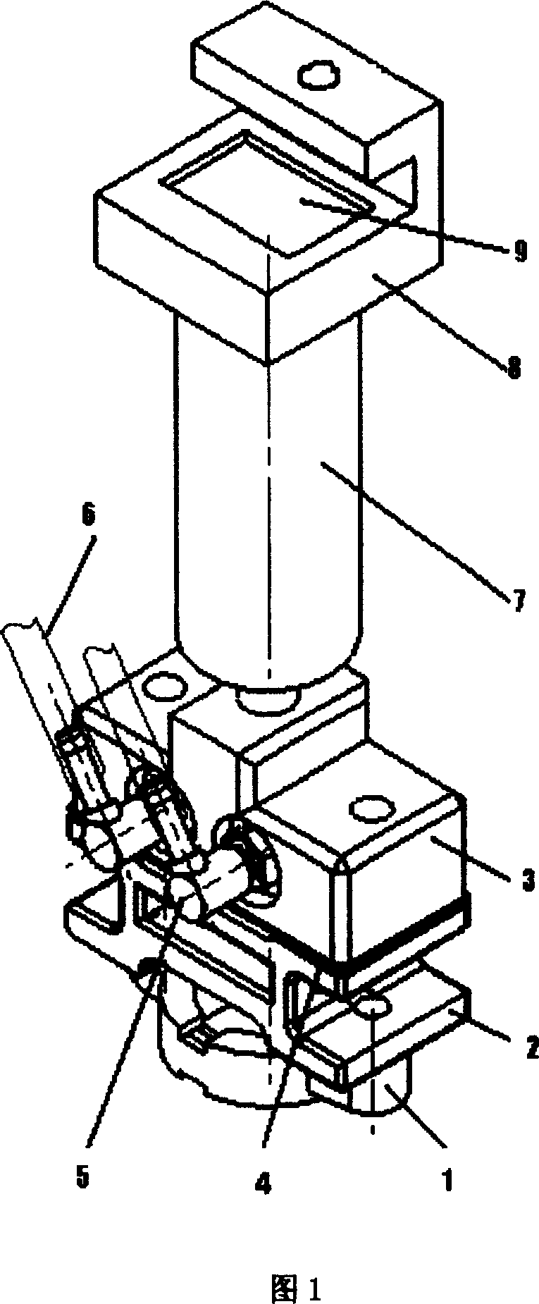 Welding head for radio frequency identification of electronic label sealing wire