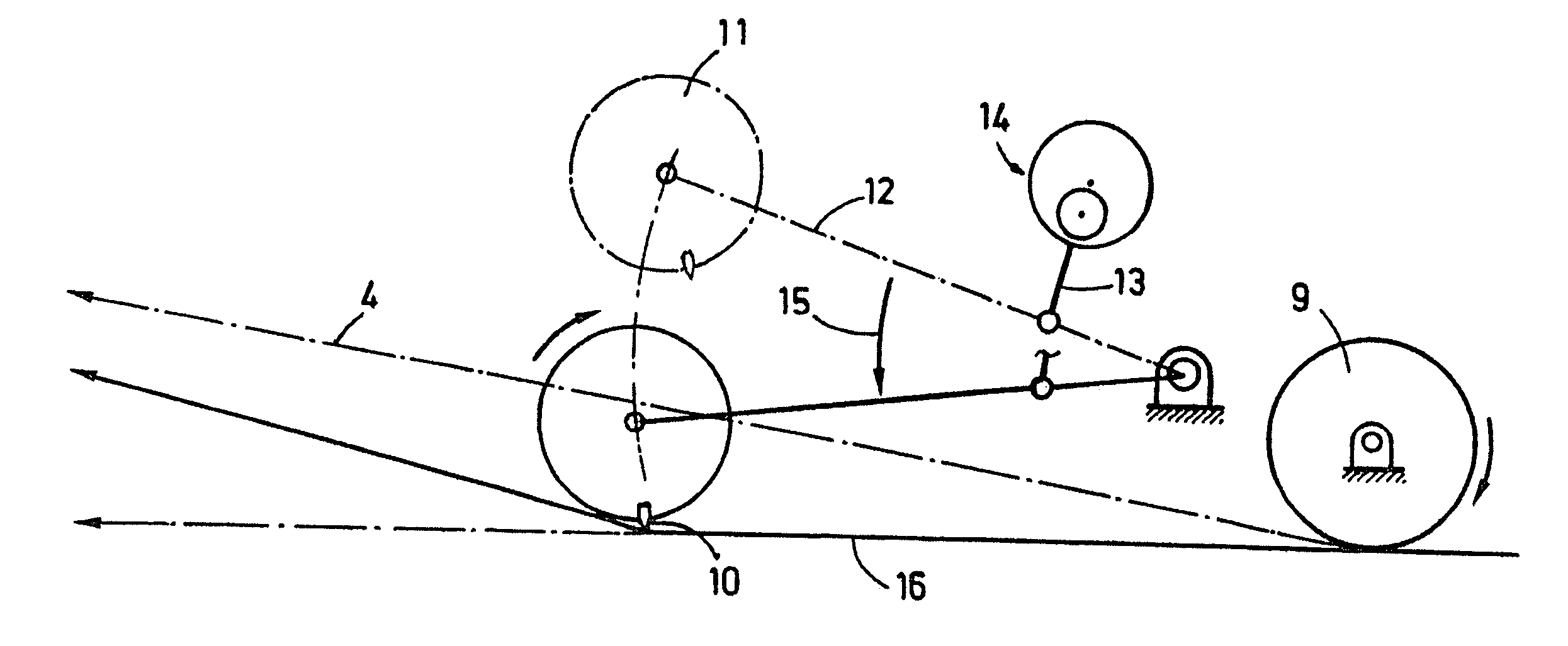 Method of operating a flying shear