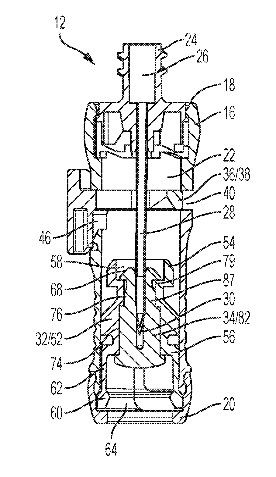 Syringe Adapter with Lock Mechanism