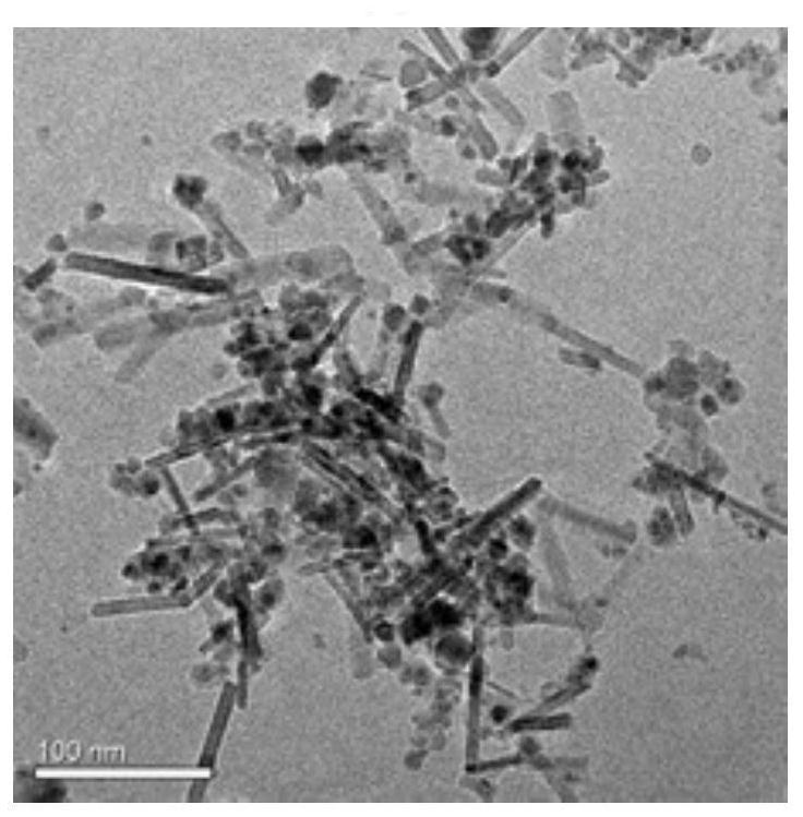 Magnetic nanorod demulsifier, preparation method thereof and method for treating nano-emulsion by using magnetic nanorod demulsifier
