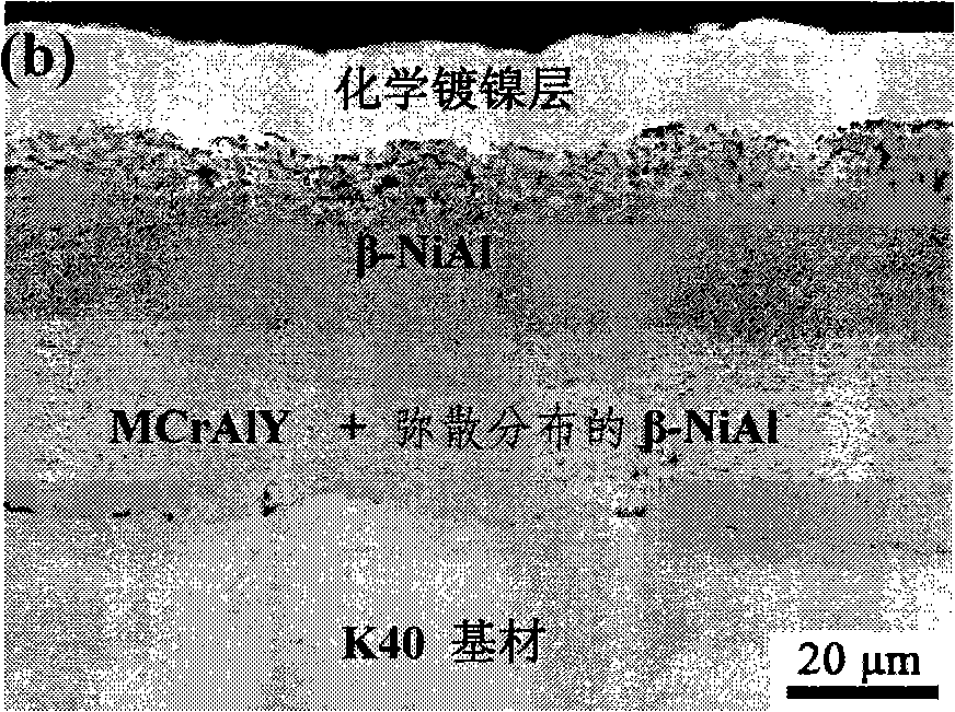 Codeposition gradient Ni-base superalloy coating and preparation technique thereof