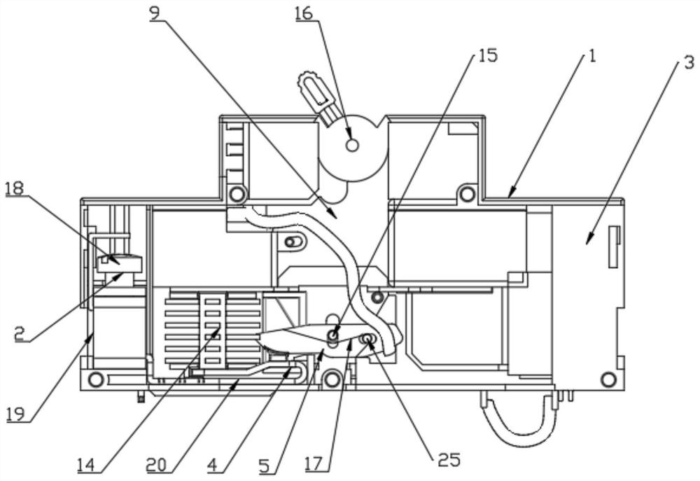 Isolation type single-pole double-breakpoint circuit breaker