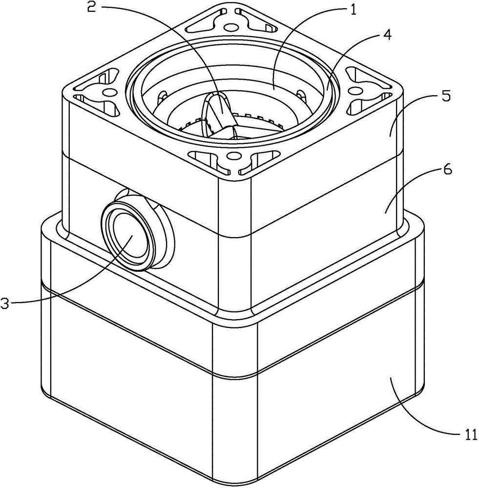 EGR (exhaust gas recirculation) mixing device