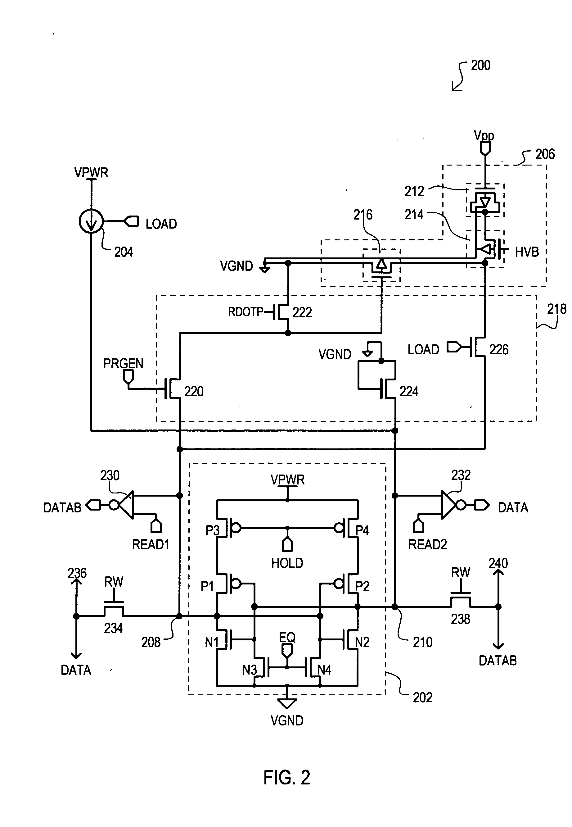 One time programmable latch and method