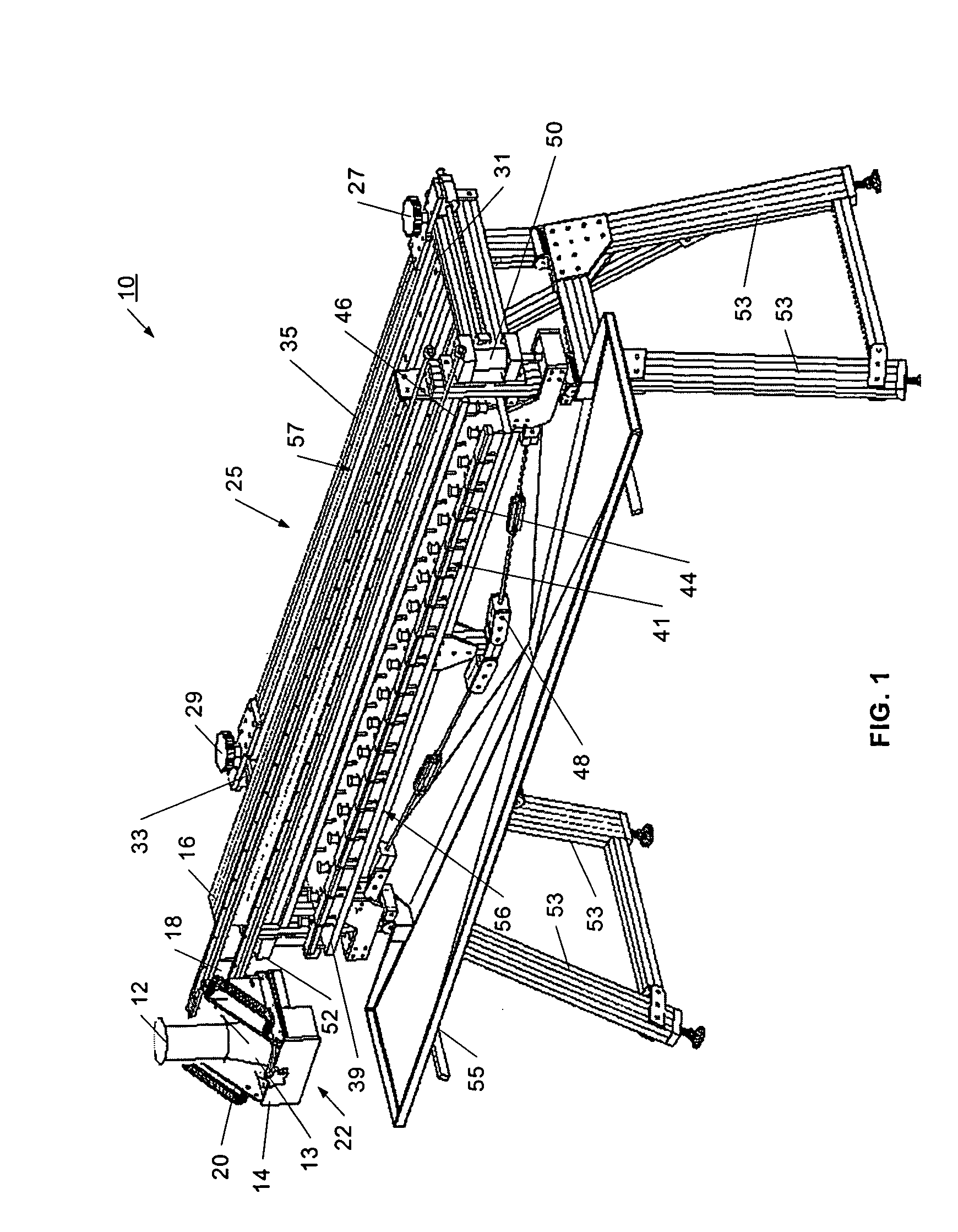 Apparatus and method for edging stone or stone tiles