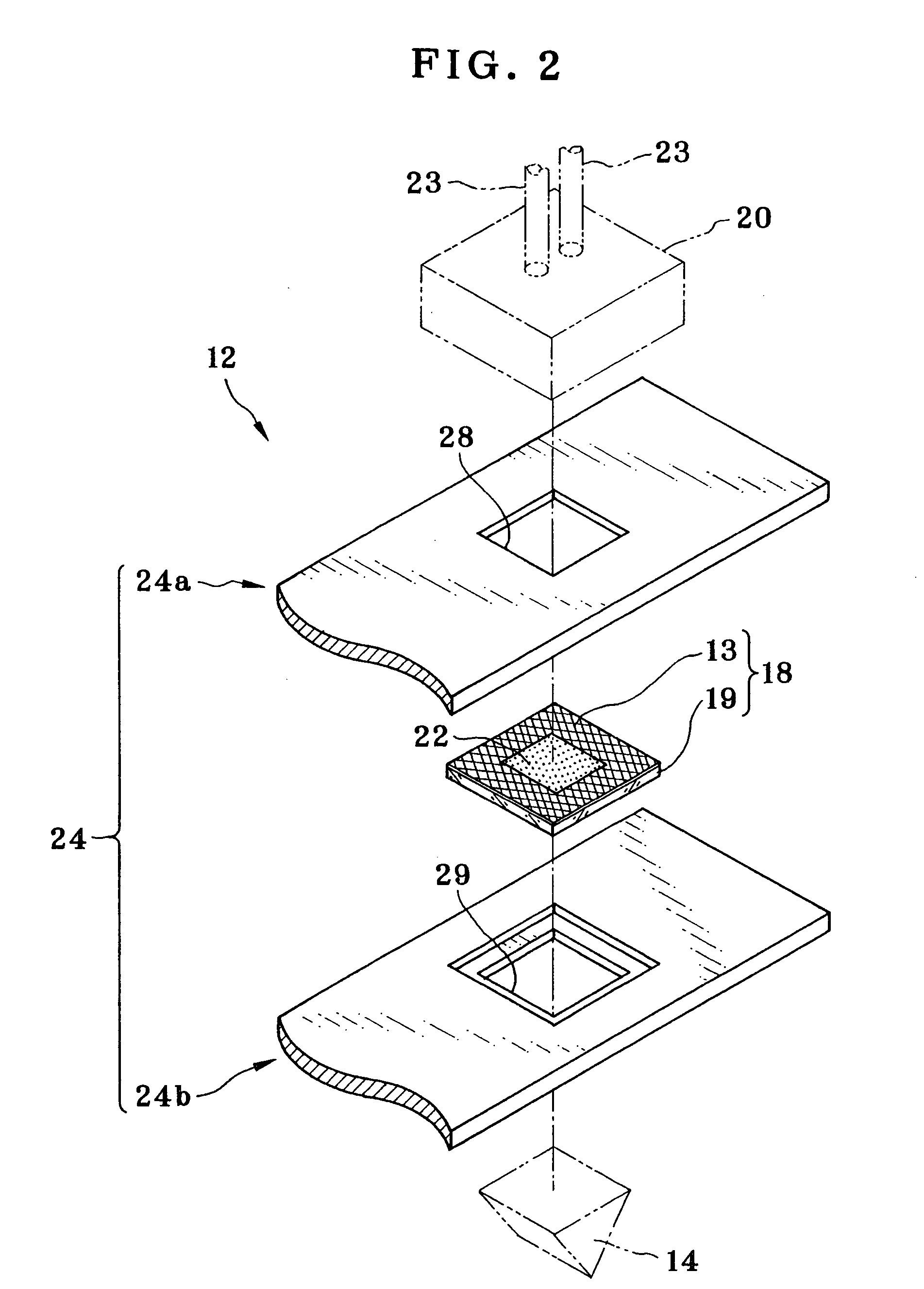 Apparatus for assay in utilizing attenuated total reflection