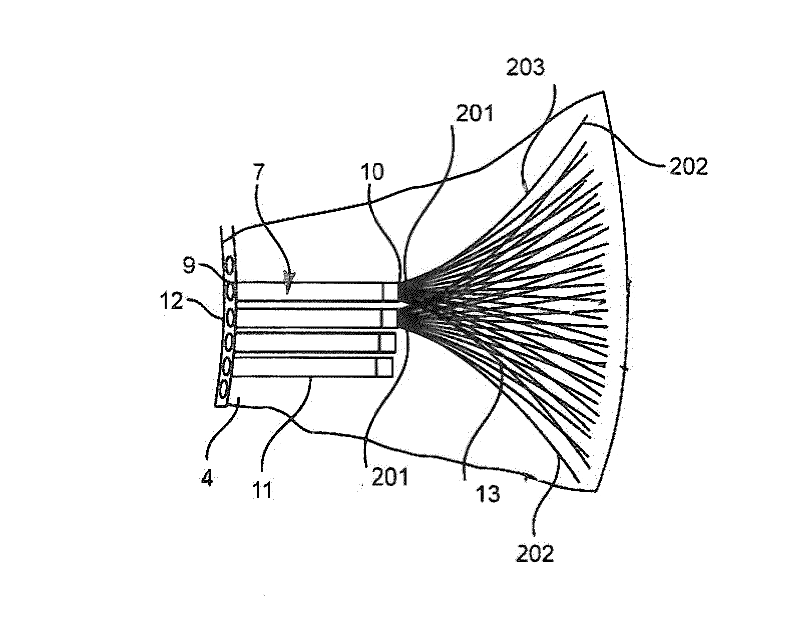 Wind turbine blade having a root region with elongated fastening members provided with metal fibres