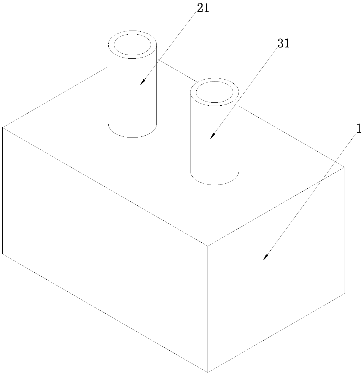 Energy-saving humidifying water box