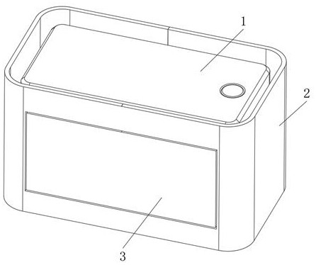 Damage early warning device for electronic commerce computer