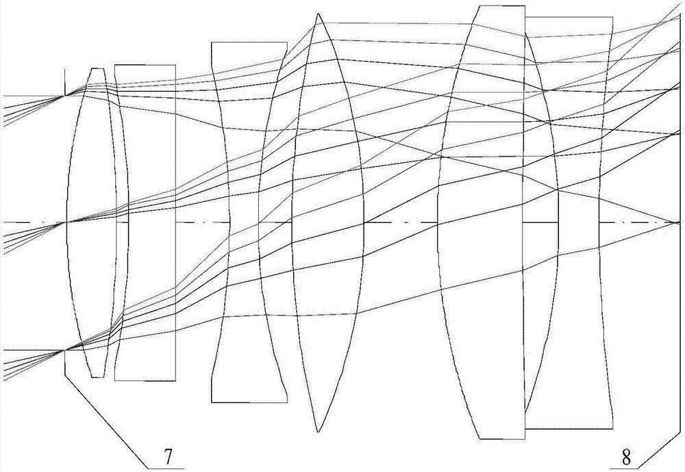 Large-viewing-field and high-precision star sensor optical system