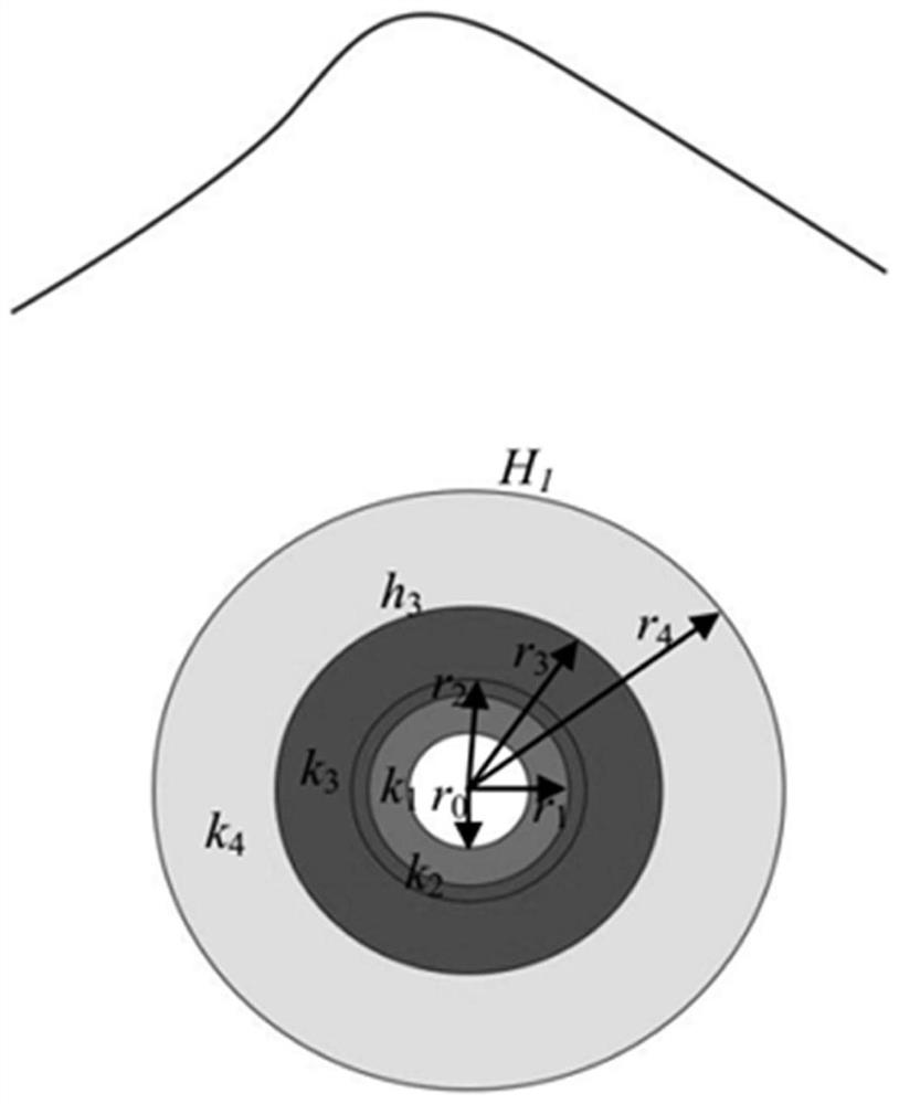 Monitoring device and method for measuring water pressure outside lining of deeply-buried tunnel