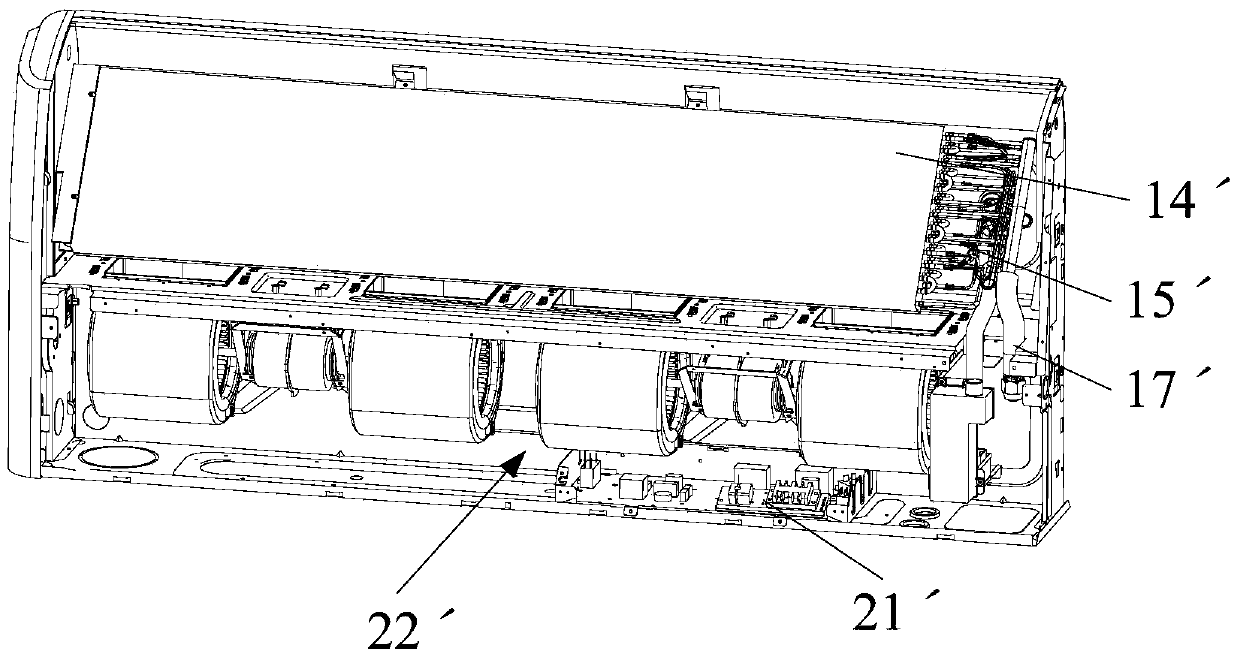 Ceiling floor type air conditioner and its side panel