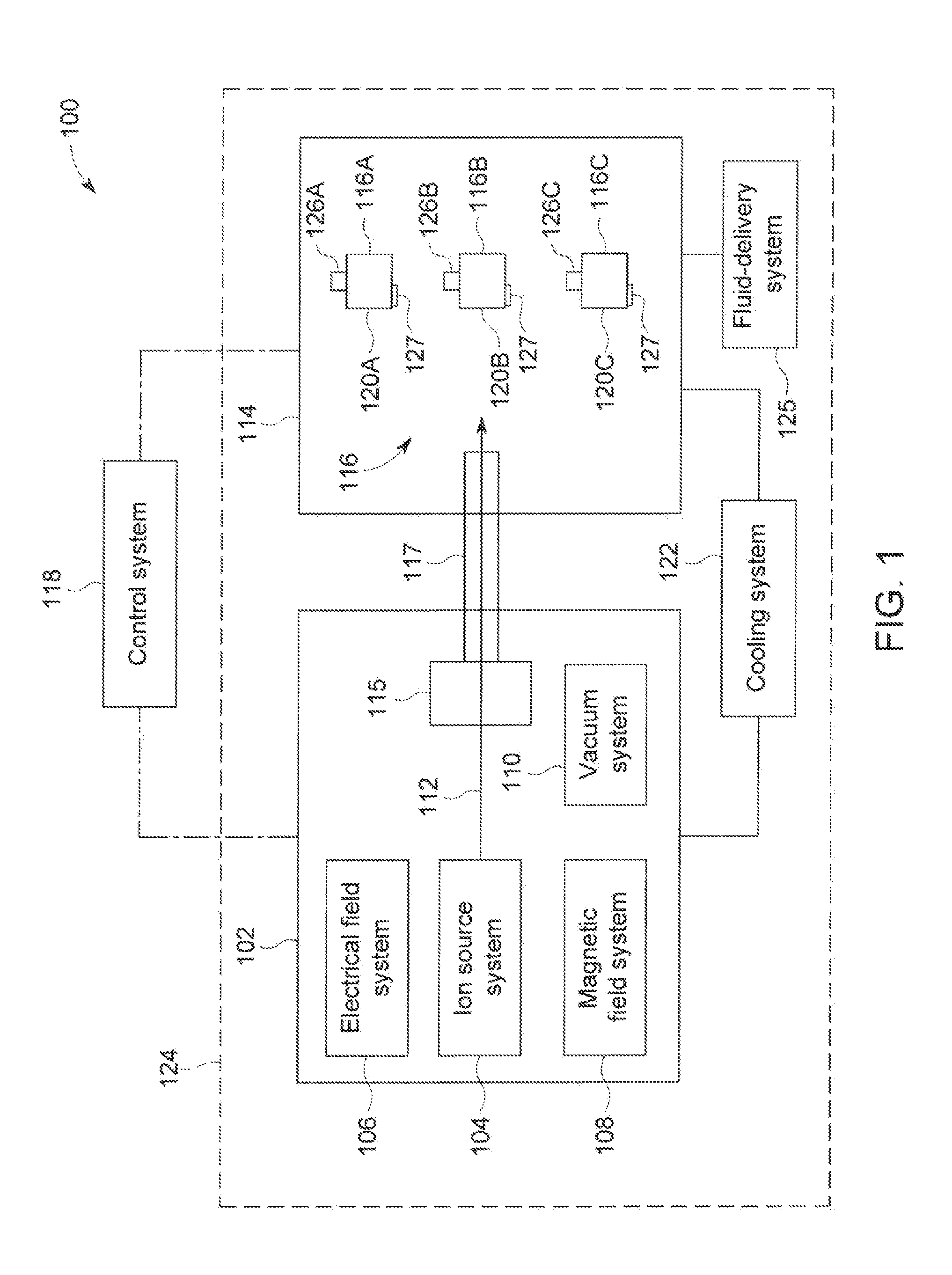 Target assembly and isotope production system having a vibrating device