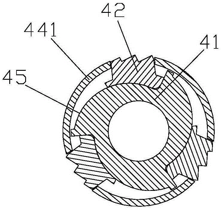 Tool used for taking casing underground at fixed point and using method