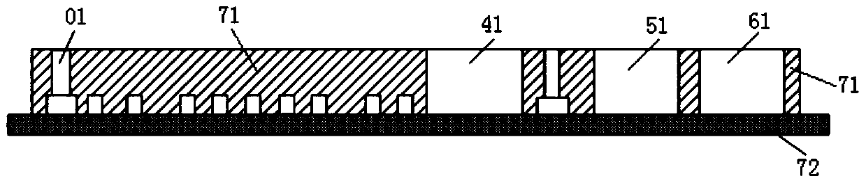 Concentration gradient generation device for gel 3D cell culture and preparation and application method