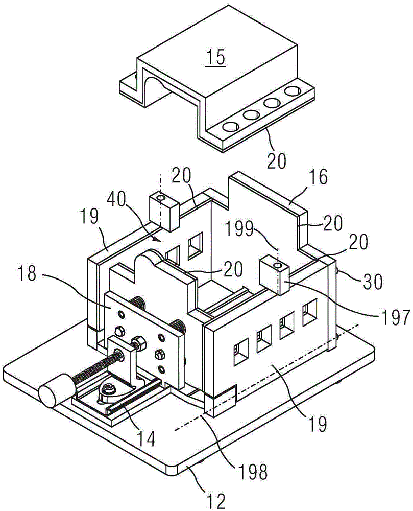 Dielectric property test device