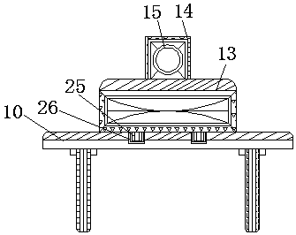 Deviation-preventing grinding device for building material processing