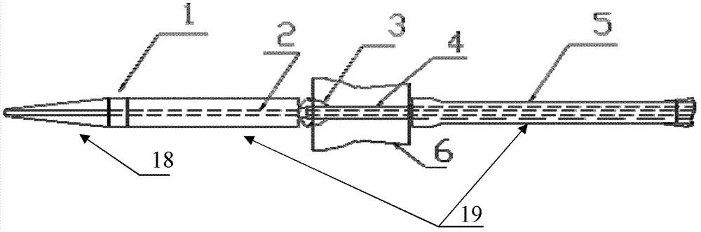 Valve conveying system for implanting valve from apex cordis and using method thereof