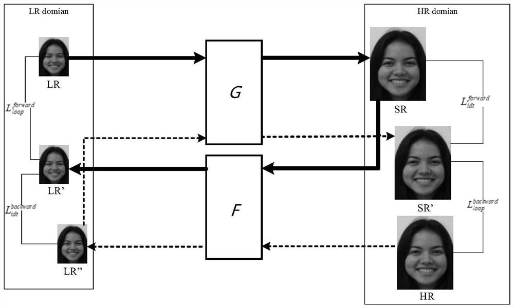 Face super-resolution method and system based on dual identity attribute constraints