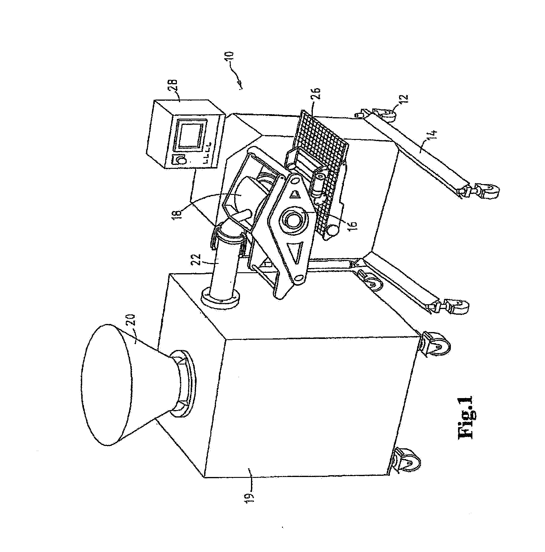 Mass-distributing device and moulding device comprising a mass-distributing device of this type