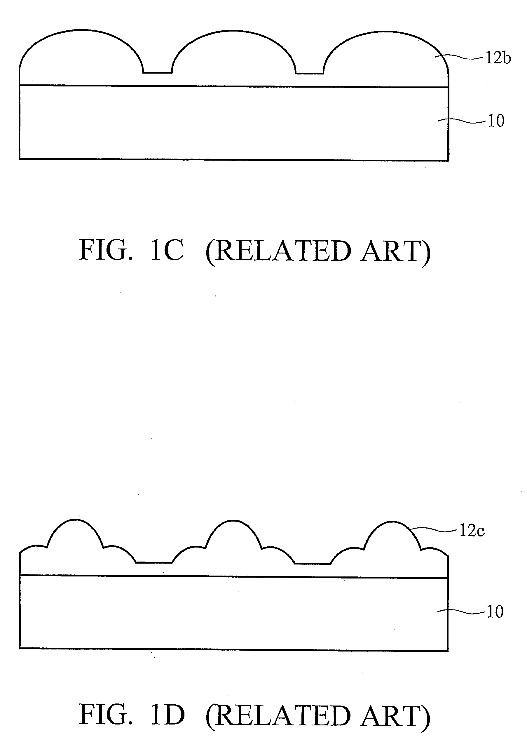 Hemi-spherical structure and method for fabricating the same