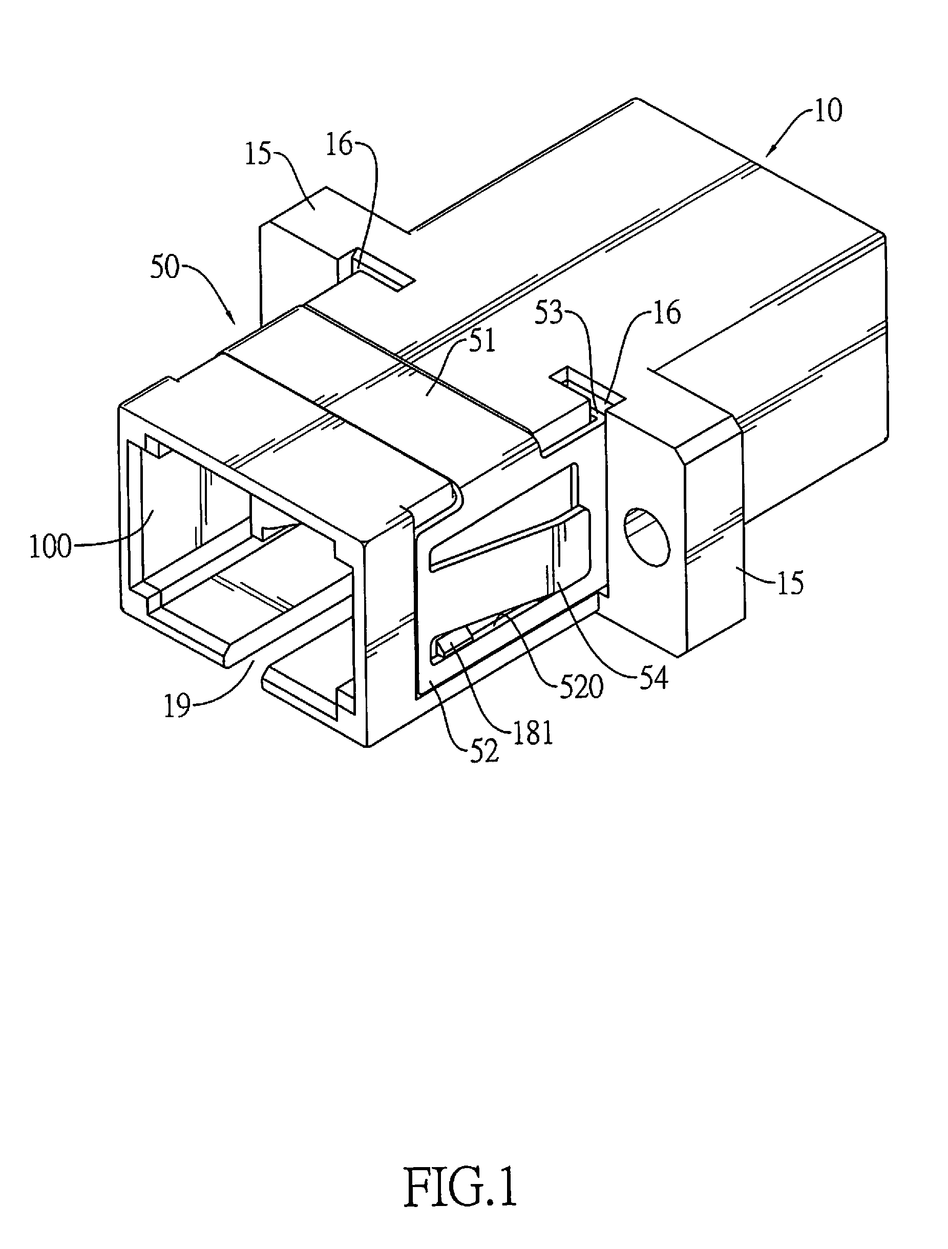 Optical fiber connector adapter