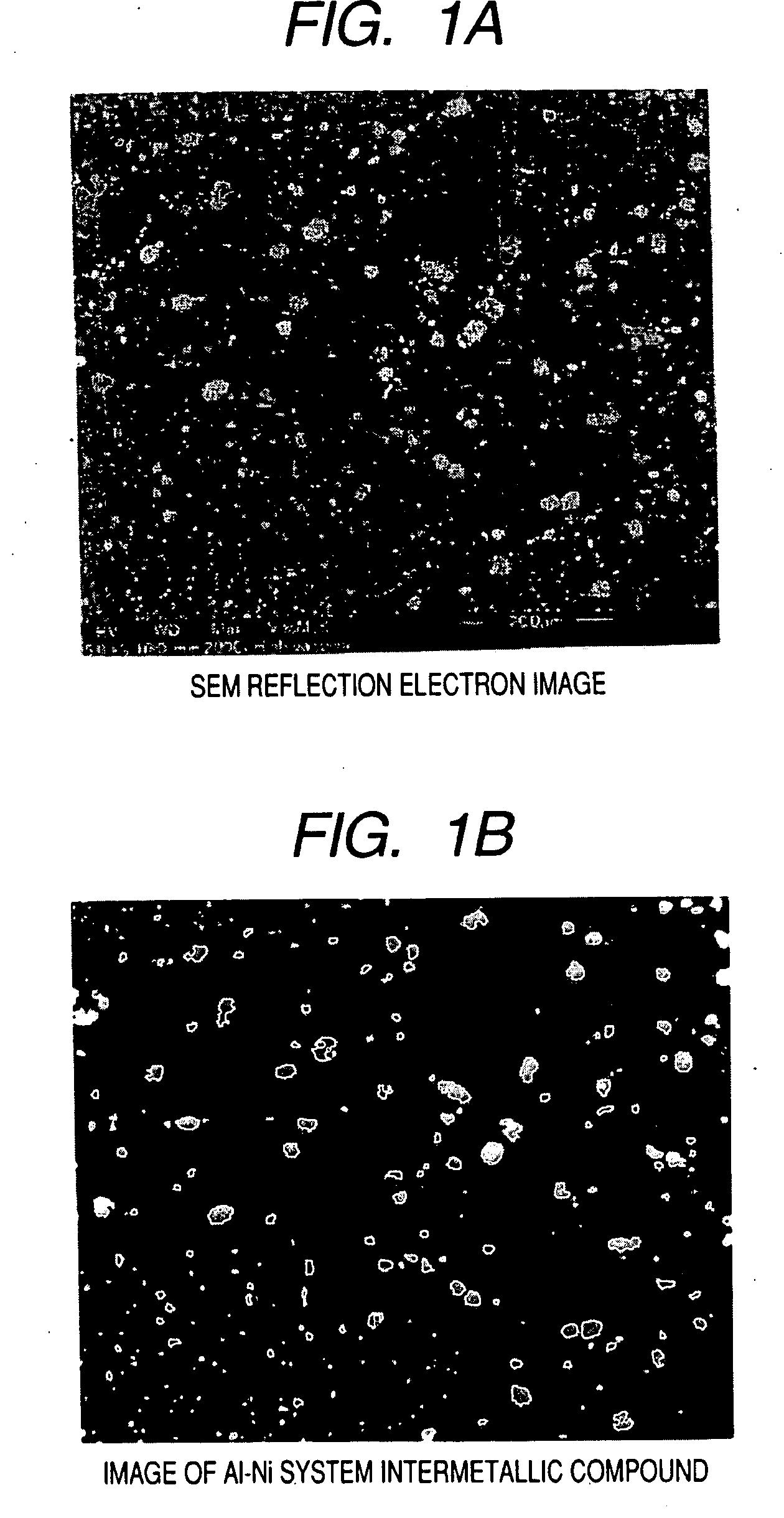Al-ni-la-si system al-based alloy sputtering target and process for producing the same