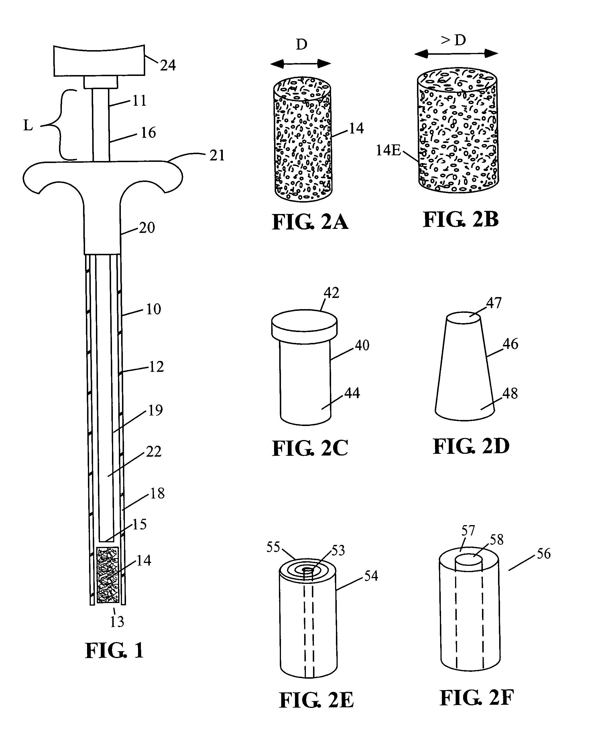 Devices and methods for treating defects in the tissue of a living being
